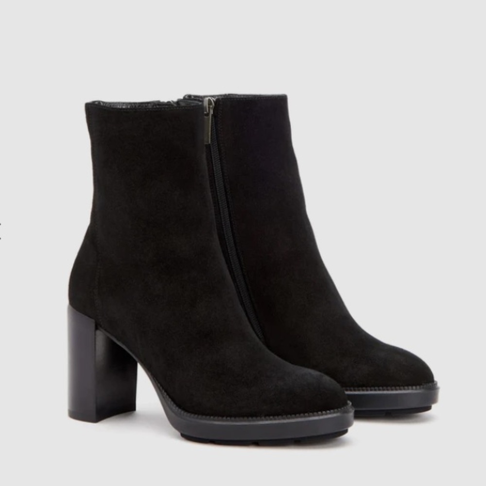 AQUATALIA ines suede lug platform bootie